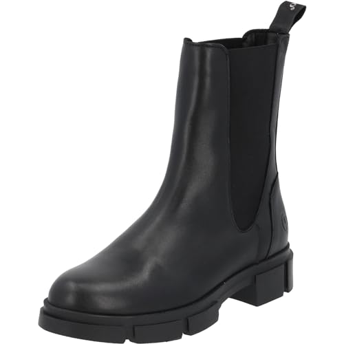 Palado Damen Stiefeletten Syros - Winterschuhe mit Reißverschluss - leichte Schnürstiefeletten mit Absatz - bequeme Winterstiefel für Frauen Black/Black UK4,5 - EU37 von Palado