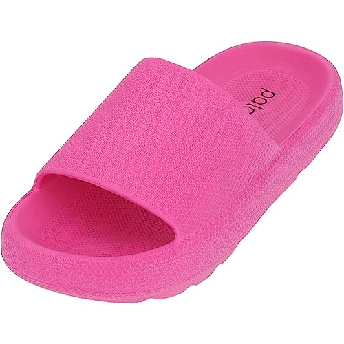 Palado Badeschuhe Damen Tabbris - modische Sandalen - bequeme Pantoletten für Spa, Strand oder Zuhause fuchsia UK5,5 - EU38 von Palado