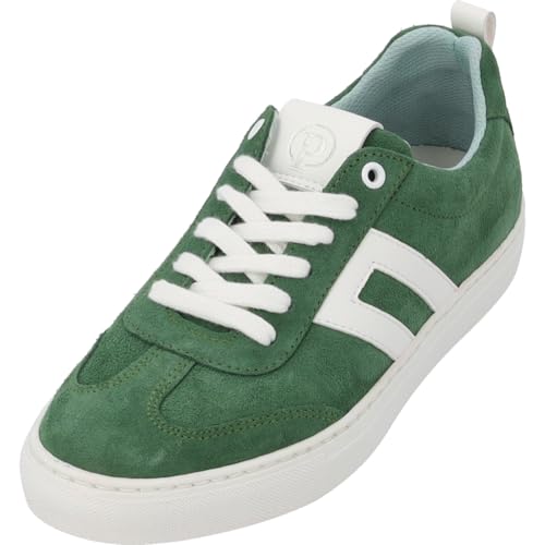 Palado Sneaker Damen Vebax -modische Turnschuhe aus Leder Made in Portugal - elegant und bequem - modernes und sportliches Design Grün UK7 - EU40 von Palado