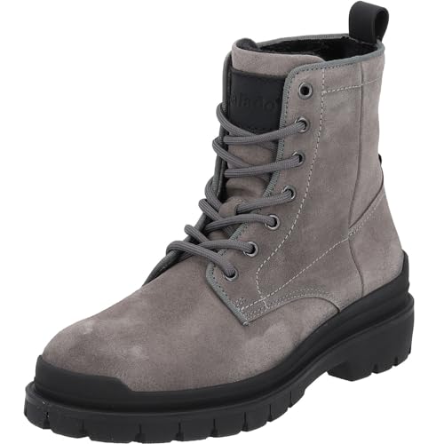 Palado Damen Stiefeletten Bisevo - elegnate Winterstiefel - hochwertige Stiefel aus feinstem Echtleder - bequeme Winterschuhe für Frauen Grau UK4,5 - EU37 von Palado