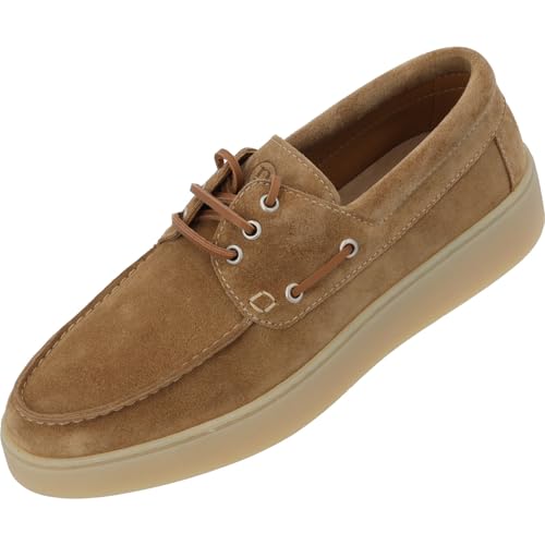 Palado Halbschuhe Herren Hucor – Elegante Loafer - Slipper im zeitlosen Design - Sommerschuhe - modisch und bequem Braun UK9 - EU42 von Palado