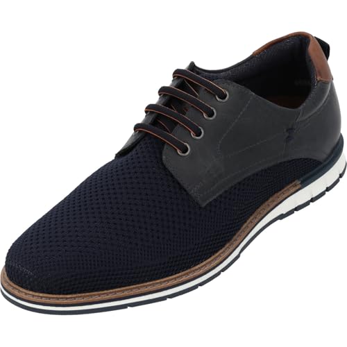Palado Halbschuhe Herren Phifir - Klassiche Business-Schuhe - Elegante Sneaker - Alltagsschuhe für den täglichen Gebrauch Navy UK9 - EU42 von Palado