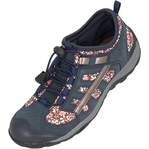 Palado Icni Halbschuhe Damen - modische Trekkingschuhe- Elegante Wanderschuhe für Frauen Blau UK5,5 - EU38 von Palado