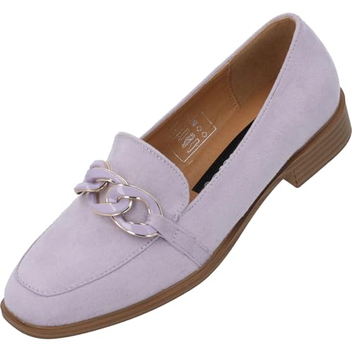 Palado Loafer Damen Behamas – elegante Halbschuhe - Slipper im zeitlosen Design - Sommerschuhe - modisch und bequem Lila UK8 - EU41 Palado Loafer Damen Behamas – elegante Halbschuhe - Slipper im zeitlosen Design - Sommerschuhe - modisch und bequem Lila UK8 - EU41 von Palado