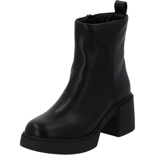 Palado Stiefeletten Damen Nerrea - modische Boots - leicht gefütterte Stiefel - bequeme Ankle-Boots Schwarz UK5,5 - EU38 von Palado
