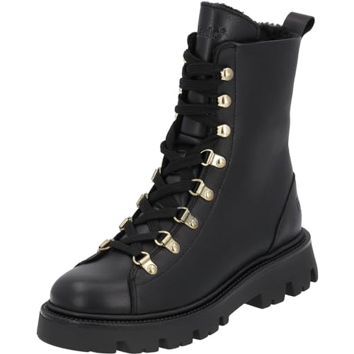 Palado Damen Stiefeletten Ponza - gefütterte Winterschuhe - hochwertige Boots aus feinstem Echtleder- bequeme Stiefel für Frauen - modische Winterstiefel mit Absatz Schwarz UK5,5 - EU38 Palado Damen Stiefeletten Ponza - gefütterte Winterschuhe - hochwertige Boots aus feinstem Echtleder- bequeme Stiefel für Frauen - modische Winterstiefel mit Absatz Schwarz UK5,5 - EU38 von Palado