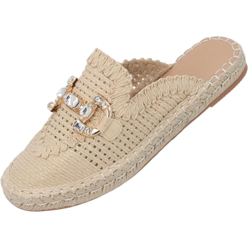 Palado Slipper Damen Krisxina by Sila Sahin - modische Sommerschuhe - elegante Halbschuhe - bequeme Hausschuhe Beige UK3,5 - EU36 Palado Slipper Damen Krisxina by Sila Sahin - modische Sommerschuhe - elegante Halbschuhe - bequeme Hausschuhe Beige UK3,5 - EU36 von Palado