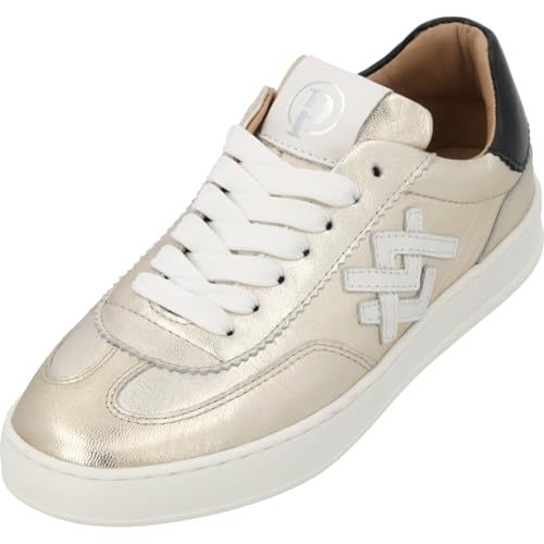 Palado Sneaker Damen Bonefee - modische Turnschuhe aus Leder - elegant und bequem - vielseitiger sportlicher Look Gold UK7 - EU40 von Palado