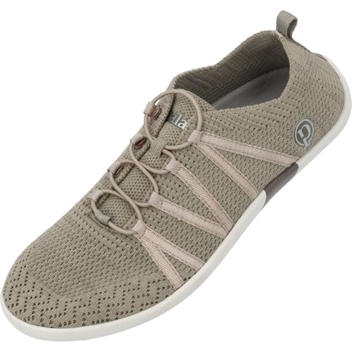 Palado Sneaker Damen Lostos - modische Turnschuhe mit Schnellschnürsystem - elegant und bequem - vielseitiger sportlicher Look Grau UK6 - EU39 von Palado