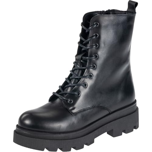 Palado Stiefeletten Damen Alor – hochwertige Boots Made in Portugal – warm gefütterte Stiefel ideal für Herbst & Winter Schwarz UK9 - EU42 von Palado