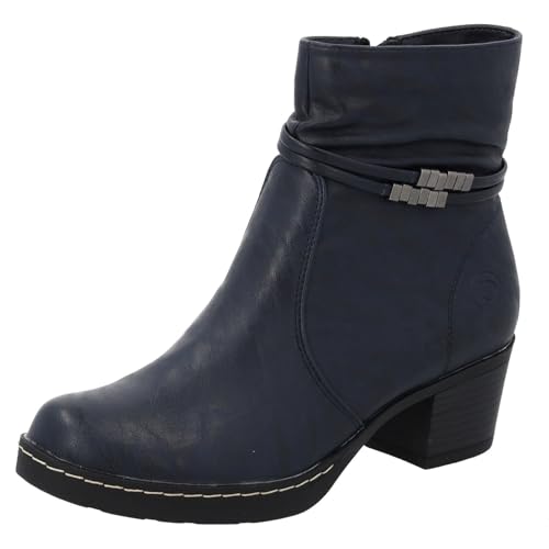 Palado Stiefeletten Damen Aneya – bequeme Ankle-Boots - leicht gefütterte Stiefel - moderne Winterschuhe Navy UK5,5 - EU38 von Palado