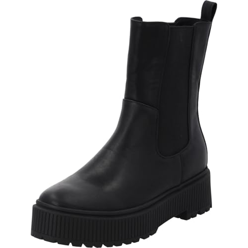 Palado Stiefeletten Damen Aracelle – moderne Stiefel - bequeme Boots - leicht gefütterte Winterschuhe Schwarz UK6 - EU39 von Palado