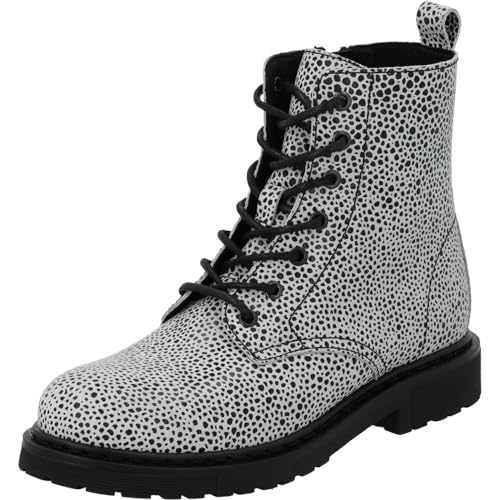 Palado Stiefeletten Damen Biak – bequeme Boots Made in Portugal - leicht gefütterte Stiefel - modische Winterschuhe Dots UK5,5 - EU38 von Palado