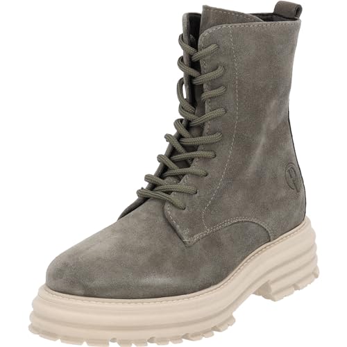 Palado Stiefeletten Damen Cabrera - bequeme Boots aus Leder - Stiefel für Herbst & Winter - modische Winterschuhe grau430 UK8 - EU41 von Palado