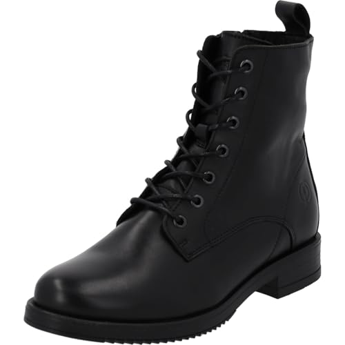 Palado Stiefeletten Damen Chalki – bequeme Boots Made in Portugal – elegante & robuste Stiefel für Herbst & Winter – modische Winterschuhe Schwarz (Glatt) UK4,5 - EU37 von Palado