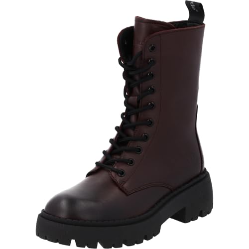 Palado Stiefeletten Damen Delos – bequeme Boots Made in Portugal - leicht gefütterte Stiefel für Herbst & Winter - modische Winterschuhe Bordeaux UK5,5 - EU38 von Palado