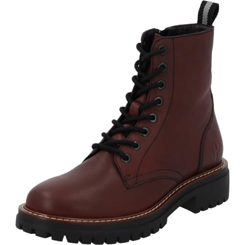 Palado Stiefeletten Damen Mileans - elegante Boots aus Rindsleder - leicht gefütterte Schnürstiefel - bequeme Ankle-Boots Bordeaux UK8 - EU41 Palado Stiefeletten Damen Mileans - elegante Boots aus Rindsleder - leicht gefütterte Schnürstiefel - bequeme Ankle-Boots Bordeaux UK8 - EU41 von Palado