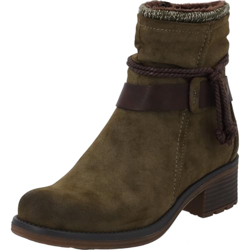 Palado Stiefeletten Damen Saraia - modische Boots - leicht gefütterte Stiefel - bequeme Ankle-Boots Khaki UK8 - EU41 Palado Stiefeletten Damen Saraia - modische Boots - leicht gefütterte Stiefel - bequeme Ankle-Boots Khaki UK8 - EU41 von Palado