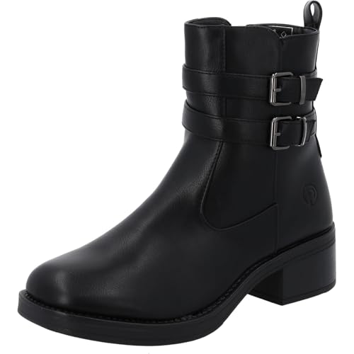 Palado Stiefeletten Damen Ulivia – elegante Boots - ungefütterte Stiefel für die Übergangszeit - modische Ankle-Boots Schwarz UK6 - EU39 Palado Stiefeletten Damen Ulivia – elegante Boots - ungefütterte Stiefel für die Übergangszeit - modische Ankle-Boots Schwarz UK6 - EU39 von Palado