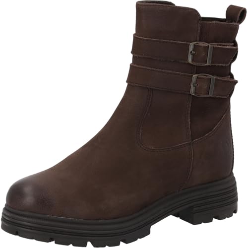 Palado Stiefeletten Damen Vestele – elegante Boots aus hochwertigem Leder – leicht gefüttert – idealer Begleiter für stilvolle Herbst- und Winterlooks Braun UK7 - EU40 von Palado