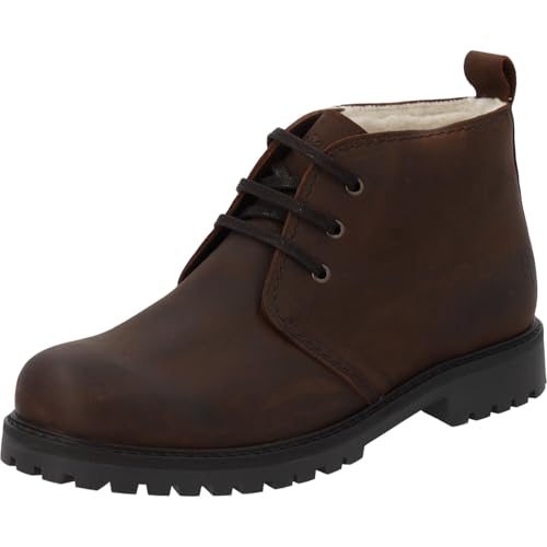 Palado Stiefeletten Herren Elthin - elegante Boots Made in Portugal - warm gefütterte Stiefel - modische Winterschuhe Dunkelbraun UK8 - EU41 von Palado