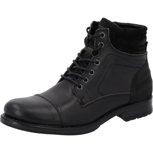 Palado Stiefeletten Herren Ferben – edle Boots Made in Portugal – ungefütterte Stiefel – elegante Schnürstiefeletten Grau UK10,5 - EU45 von Palado