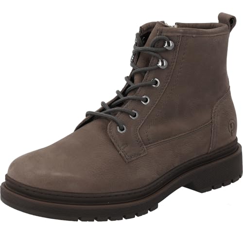 Palado Stiefeletten Herren Jerelareo – warm gefütterte Lederstiefeletten aus hochwertigem Echtleder – robuste, bequeme Boots für Herbst und Winter Grau UK10,5 - EU45 von Palado