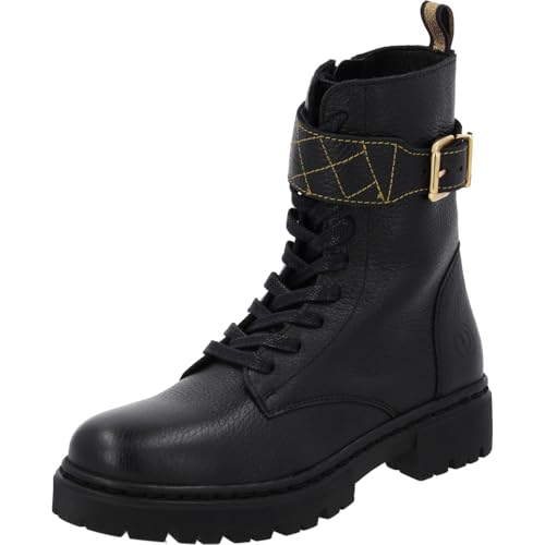 Palado Stiefeletten Mädchen Rafuki G – robuste Stiefel Made in Portugal - bequeme Boots - moderne Schnürstiefel Schwarz EU35 von Palado