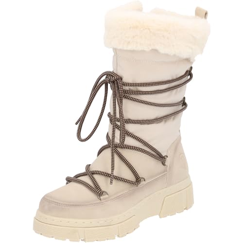 Palado Winterboots Damen Yeronisos – warme Schneestiefel mit weichem Kunstfellfutter – gefertigt aus hochwertigem Material – ideal für kalte Wintertage Beige UK7 - EU40 von Palado