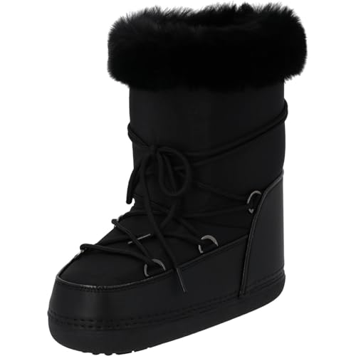 Palado Winterstiefel Damen Kikuko by Sila Sahin – stylische Snow Boots – warm gefüttert – aus hochwertigem, robustem Material – rutschfeste Sohle für sicheren Halt Schwarz EU 35-36 von Palado