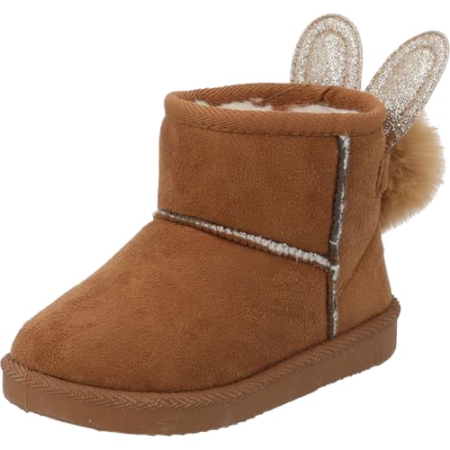 Palado Winterstiefel Mädchen Kids Allaro G - warm gefütterte Stiefel - Moderne Boots - Bequeme Stiefeletten Camel EU32 von Palado