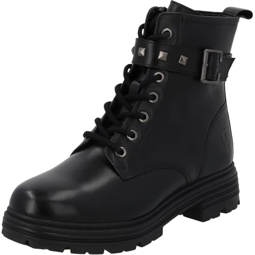 Palado Stiefeletten Damen Yindove – elegante Lederboots mit leichter Fütterung – robust und stilvoll für Herbst und Winter – rutschfeste Sohle für Komfort Schwarz UK9 - EU42 von Palado