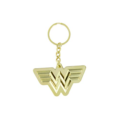 Paladone Damen Ww84 Keyring DC Comics Wonder Woman 1984 Logo Gold-Schlüsselanhänger, Mehrfarbig, Einheitsgröße von Paladone