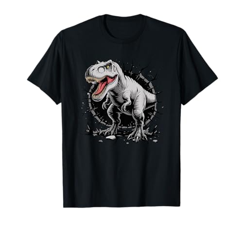 Dinosaurier T- REX Tyrannosaurus Rex Cooles Dino Jungen T-Shirt Dinosaurier T- REX Tyrannosaurus Rex Cooles Dino Jungen T-Shirt von Paläontologie Dinosaurier Skelett Wissenschaft