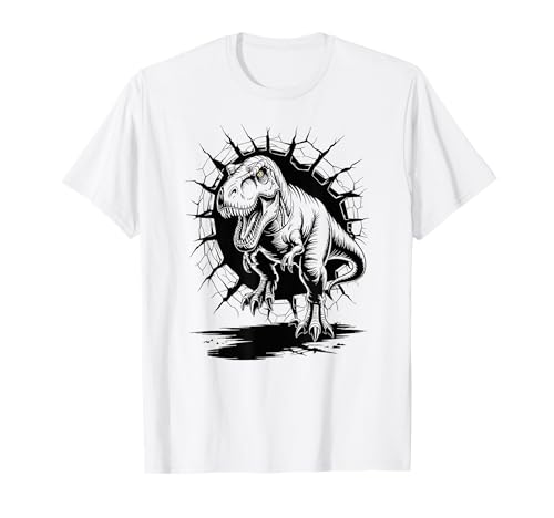 Dinosaurier T- REX Tyrannosaurus Rex Cooles Dino Jungen T-Shirt Dinosaurier T- REX Tyrannosaurus Rex Cooles Dino Jungen T-Shirt von Paläontologie Dinosaurier Skelett Wissenschaft