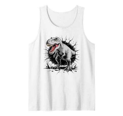Dinosaurier T- REX Tyrannosaurus Rex Cooles Dino Jungen Tank Top Dinosaurier T- REX Tyrannosaurus Rex Cooles Dino Jungen Tank Top von Paläontologie Dinosaurier Skelett Wissenschaft
