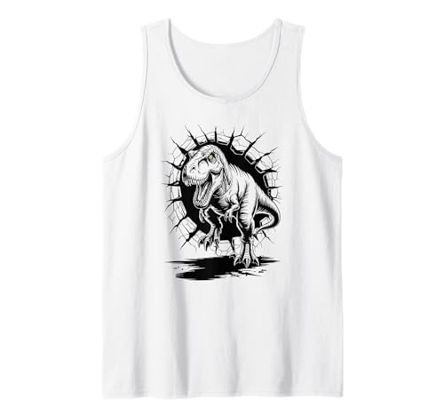 Dinosaurier T- REX Tyrannosaurus Rex Cooles Dino Jungen Tank Top Dinosaurier T- REX Tyrannosaurus Rex Cooles Dino Jungen Tank Top von Paläontologie Dinosaurier Skelett Wissenschaft