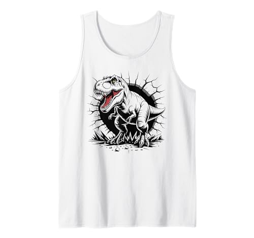 Dinosaurier T- REX Tyrannosaurus Rex Cooles Dino Jungen Tank Top Dinosaurier T- REX Tyrannosaurus Rex Cooles Dino Jungen Tank Top von Paläontologie Dinosaurier Skelett Wissenschaft