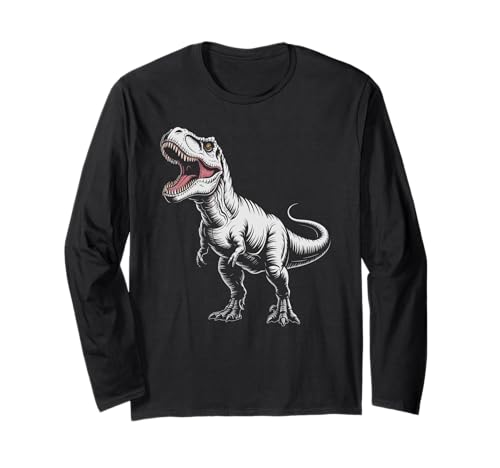 Dinosaurier T- REX Tyrannosaurus Rex Cooles Dino Jungen Langarmshirt Dinosaurier T- REX Tyrannosaurus Rex Cooles Dino Jungen Langarmshirt von Paläontologie Dinosaurier Skelett Wissenschaft
