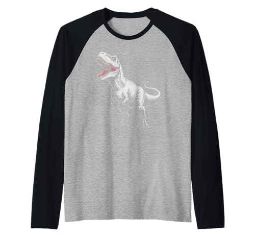 Dinosaurier T- REX Tyrannosaurus Rex Cooles Dino Jungen Raglan Dinosaurier T- REX Tyrannosaurus Rex Cooles Dino Jungen Raglan von Paläontologie Dinosaurier Skelett Wissenschaft