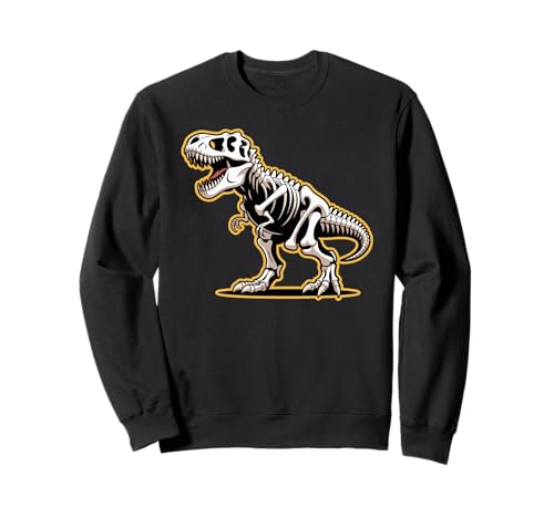 T-Rex Skelett Dino Knochen Paläontologie Dinosaurier Kinder Sweatshirt von Paläontologie Dinosaurier Skelett Wissenschaft