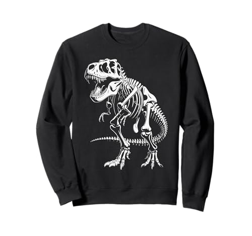 T-Rex Skelett Dino Knochen Paläontologie Dinosaurier Kinder Sweatshirt von Paläontologie Dinosaurier Skelett Wissenschaft