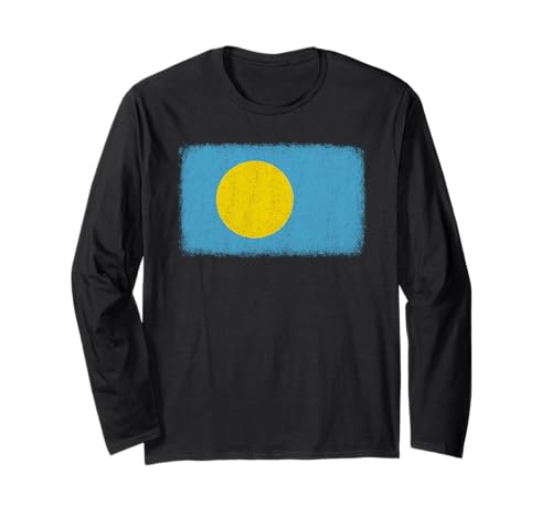 Palau-Flaggen-Grafik für Männer, Frauen, Kinder Langarmshirt von Palau Flag Graphic Store