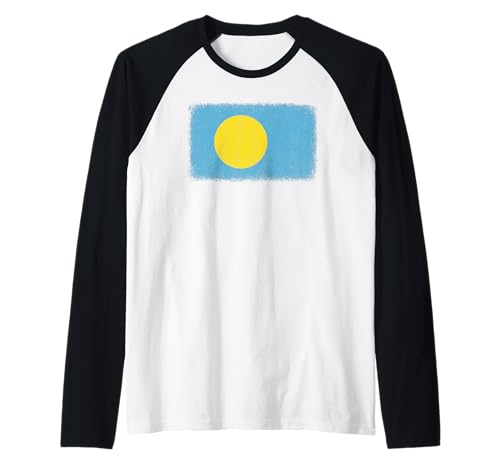 Palau-Flaggen-Grafik für Männer, Frauen, Kinder Raglan von Palau Flag Graphic Store