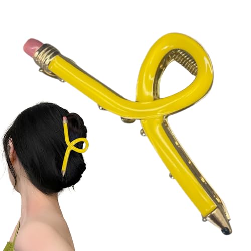 Palaufr Bleistift Haarklammer Mit Kralle,Niedliche Haarspangen Für Zopf - Stylische Deko Haarspangen Für Damen von Palaufr