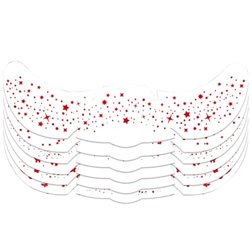 Palaufr Gesicht Sommersprossen Aufkleber,Glitzer Makeup Flecken Sticker Für Gesicht - Wiederverwendbare Sanfte Glitzer Patches Für Partys Events Feiern Geburtstag Dekoration von Palaufr
