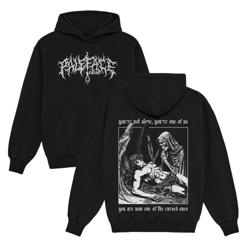 Paleface Swiss Kapuzenpullover - You Are Not Alone - S bis 3XL - für Männer - Größe XXL - schwarz  - Lizenziertes Merchandise! von Paleface Swiss
