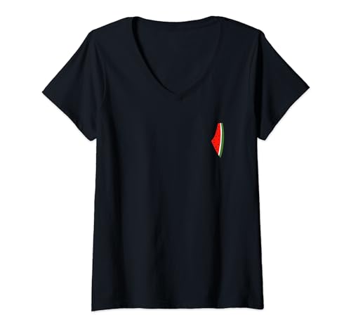 Damen Lustige Wassermelone Liebe für Mann und Frau im Sommer T-Shirt mit V-Ausschnitt Damen Lustige Wassermelone Liebe für Mann und Frau im Sommer T-Shirt mit V-Ausschnitt von Watermelon Fruit Lover