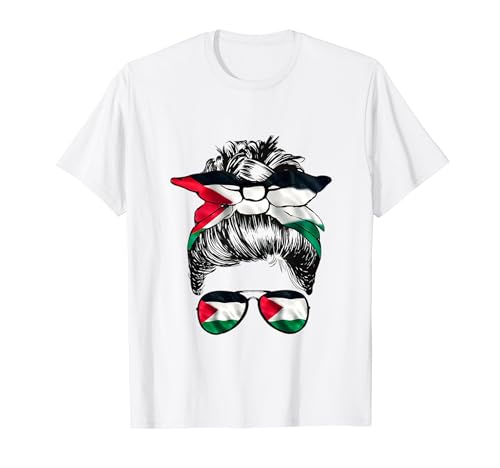 Palästina Damen Palästinensische Flagge für Mädchen Kinder T-Shirt T-Shirt von Palestine Store