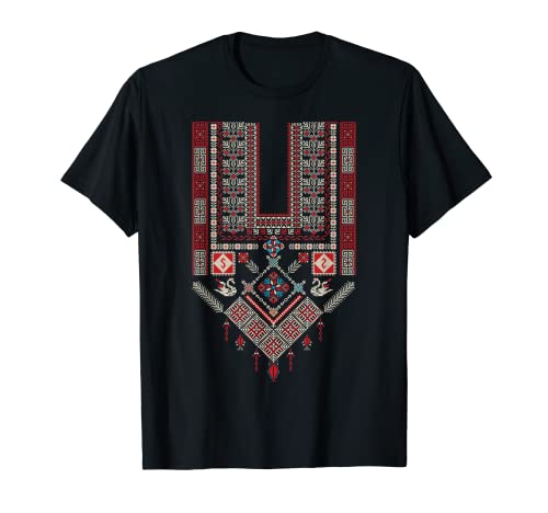 Palästina Folklore Traditionelle jordanische Libanesische Frauen Mädchen T-Shirt von Palestine Store